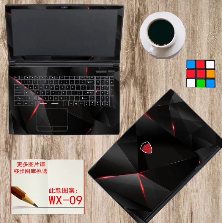 Цветная пленка для ноутбука Наклейка защитная пленка для MSI GS65 Stealth release 15,6"