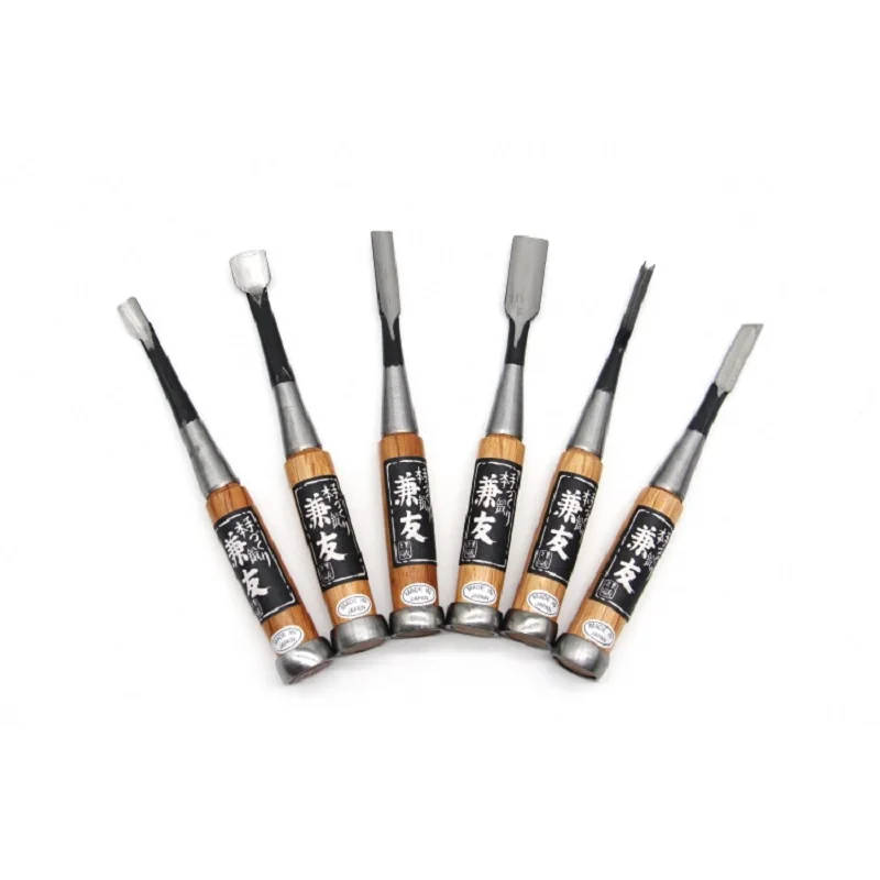 Japanese Chisel Carving Knife Anlai White Steel Woodworking Round Bevel Triangle V | Инструменты
