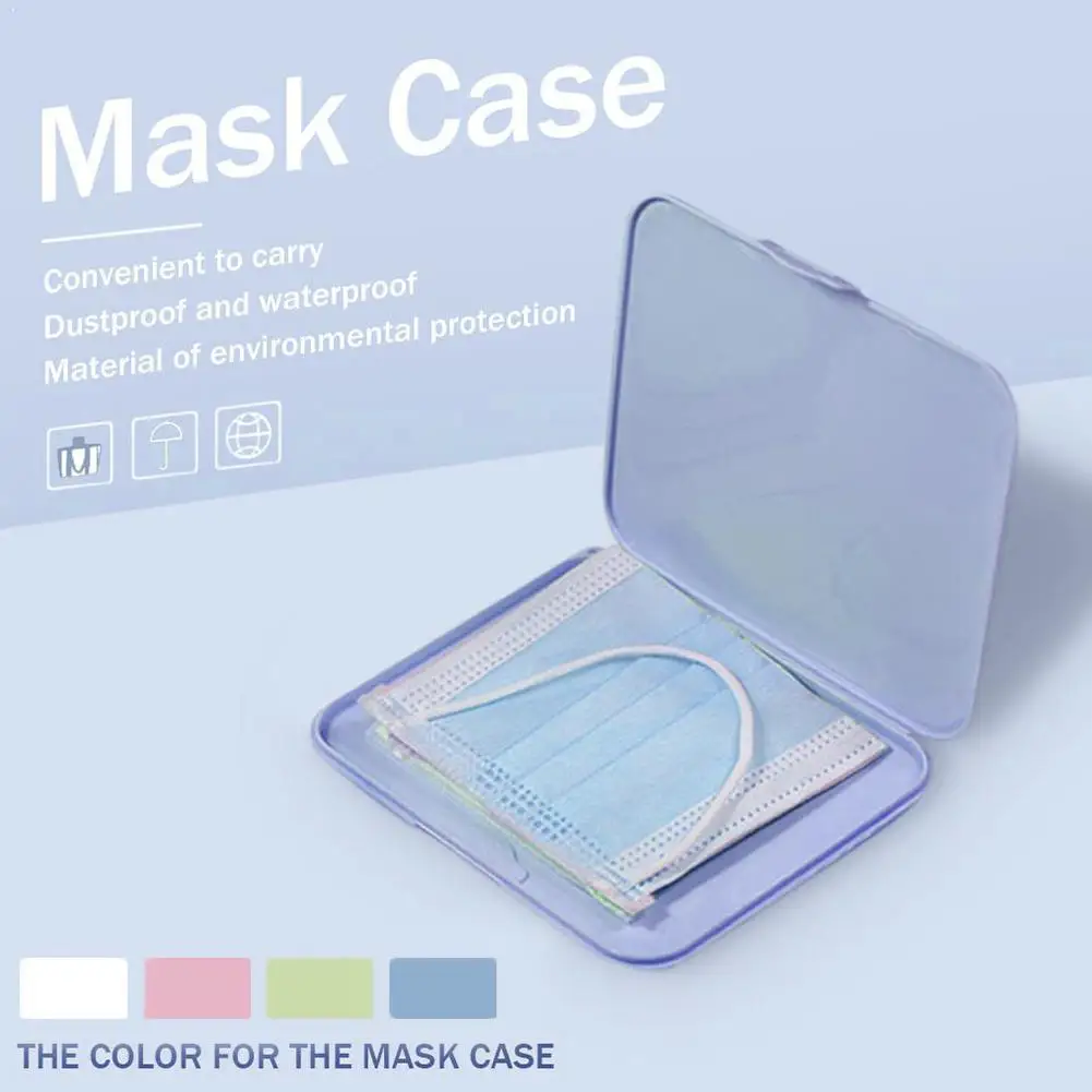 

1 Pcs Disposable Mask Storage Box Portable Mask Storage Bag N7I9