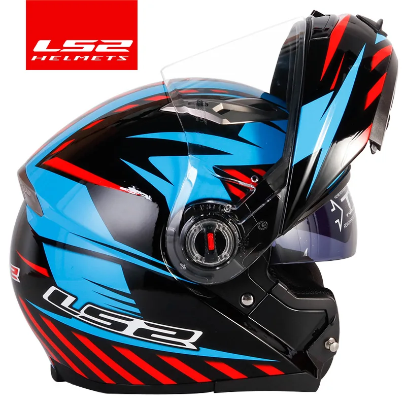 LS2 FF370 moto rcycle шлем двойной козырек Полный лицевой шлем casco ls2 откидной открытым лицом шлем moto ECE утвержден