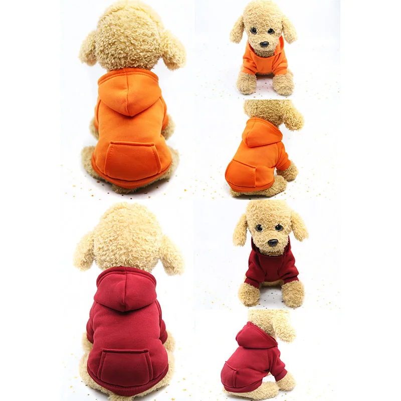 

Pet Dogs Cats Clothes Puppy Soft Hoodies Sporting Coat Dog Sweater Costume Cat Sportwear New