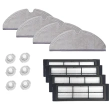 14 шт. HEPA фильтр чистящий инструмент основная щетка боковые щетки Замена для Roborock пылесос