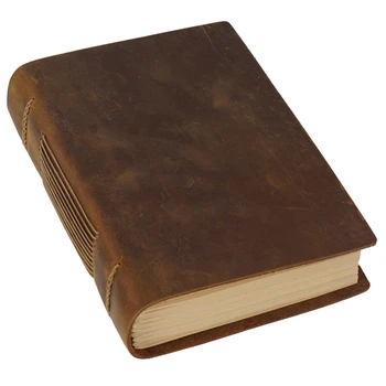 

Retro Handmade Notebook Sketch Retro Leather Notepad Eco Paper Creative Notebook-1Pcs