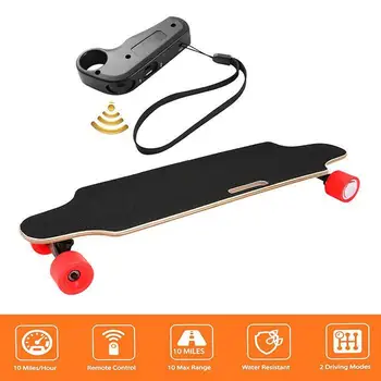 

4 Wheels Electric Skateboard Scooter Maple Deck Longboard E-Scooter with Wireless Remote Controller 250W Electric Skateboards