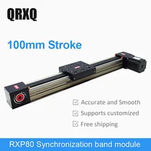 100 mm stroke linear sliding table module electric CNC step servo drive customized platform