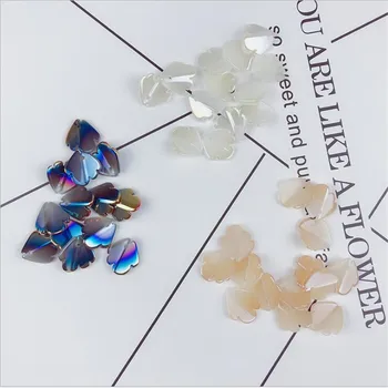 

10pcs/lot Artificial crystal Glass Petals diy Handmade Jewelry Making Materials Earrings Pendant