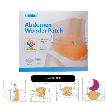 

Hot Sale10 Pcs/Box 30Days Slimming Patch Burn Fat Weight Loss Patch Efficacy Strong Abdomen Navel Slim Sticker