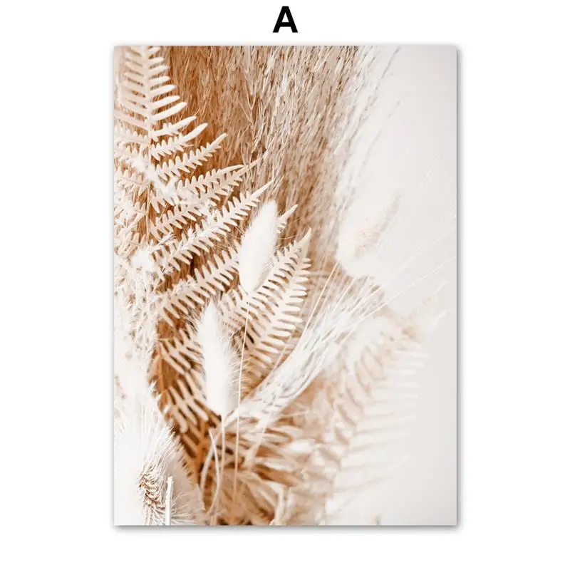 Wall-Art-Canvas-Painting-Beige-Reed-Dried-Flower-Plants-Nordic-Posters-And-Prints-Landscape-Wall-Pictures (3)