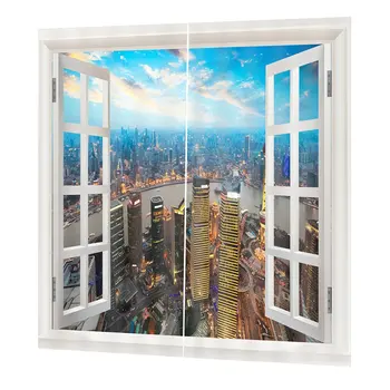 

Morden Blackout Curtain Panel Window Screen Window Drapes 170*200cm DZQT011122 Elegant Room Decorative Curtains