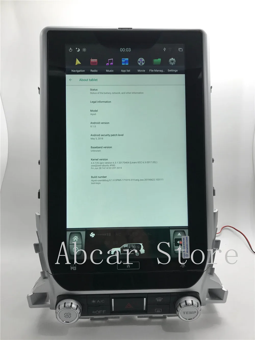 13,6 ''Tesla стиль Android 8,1 PX6 HDMI Автомобильный dvd-плеер gps навигация для Toyota LAND CRUISER LC200 Радио стерео