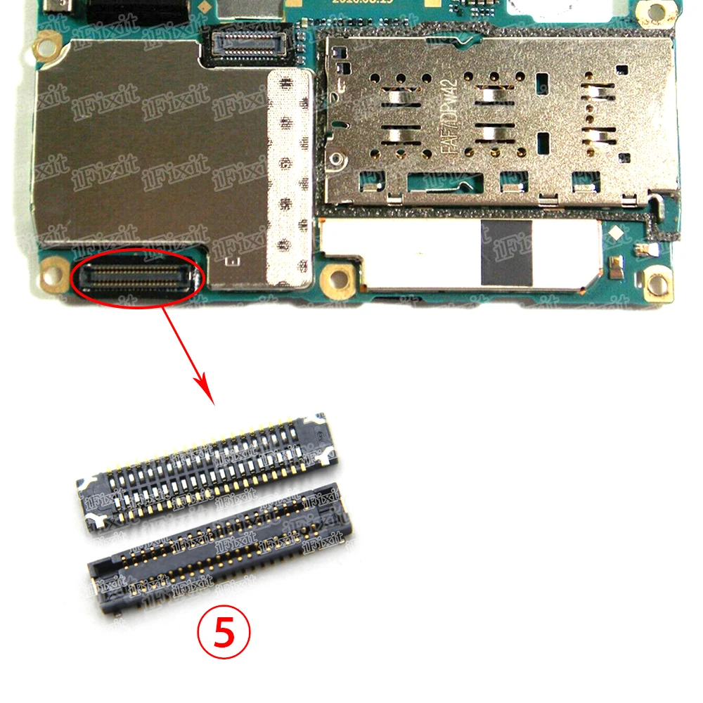 2pcs For OPPO A37 LCD FPC Touch screen Plug Main Board PCB