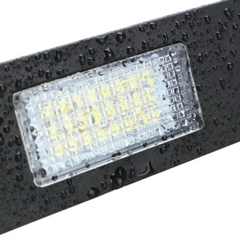 

Rear License Plate Light 18-SMD White Left+Right Canbus LED Lamp Xenon New Practical