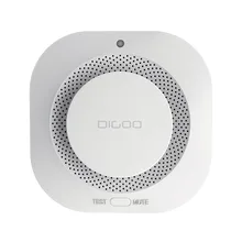 DIGOO DG-SA01 детектор пожарной сигнализации независимый фотоэлектрический датчик дыма детектор умный дом Дистанционное оповещение работа с HOSA