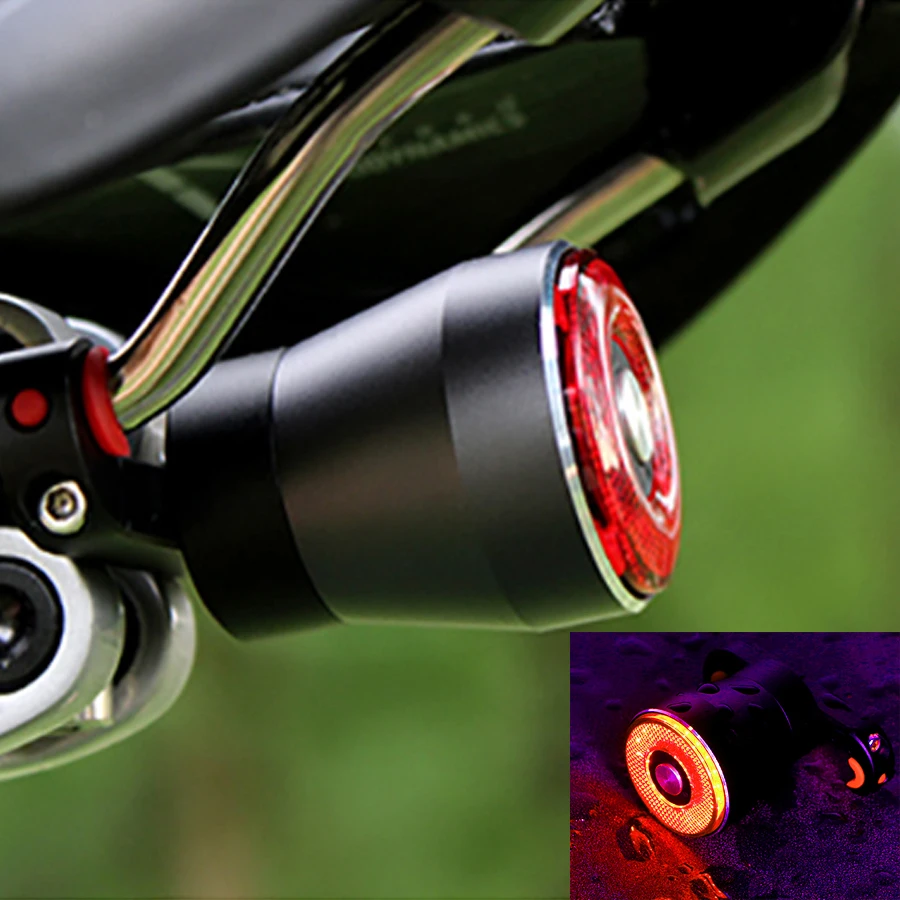 USB Перезаряжаемый велосипедный фонарь, интеллектуальный датчик поворота, стоп-сигнал, задние фонари для велосипеда, MTB, шоссейное велосипедное седло, задние умные велосипедные фонари
