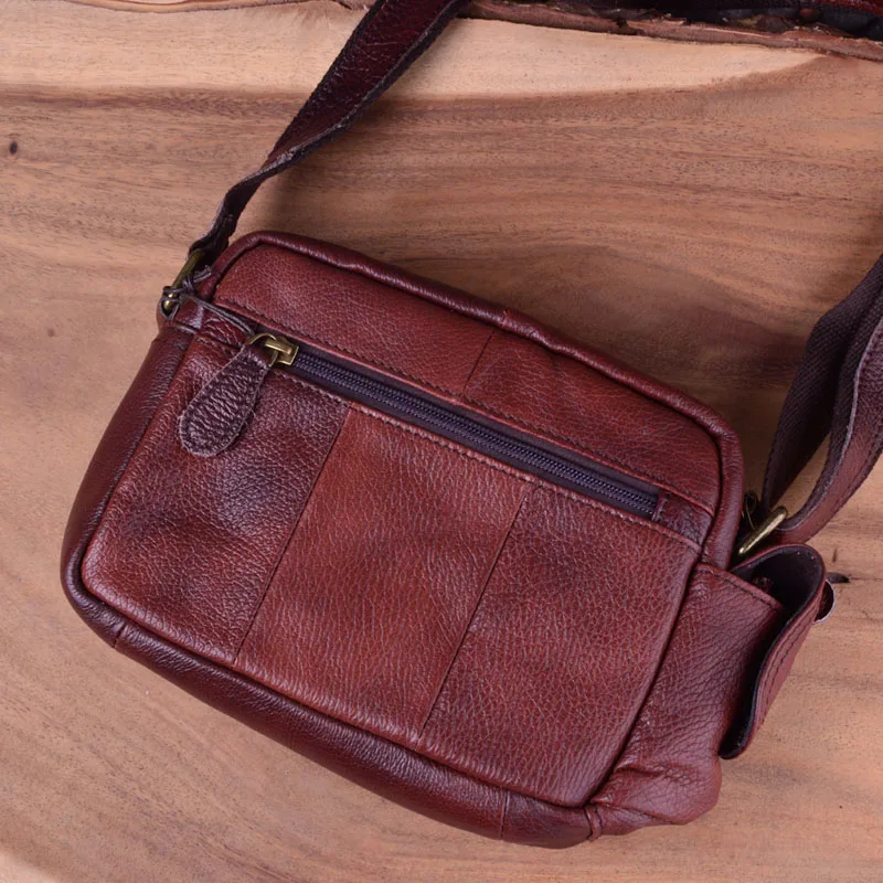 AETOO модная деловая мягкая мужская сумка-мессенджер из натуральной кожи, маленькая сумка через плечо, Мужская мини-сумка