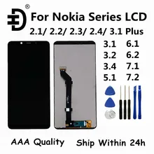 Ensemble écran tactile LCD de remplacement, pour Nokia 2.4 2.1 2.2 2.3 5.3 3.2 3.4 4.2 8.3 6.1=