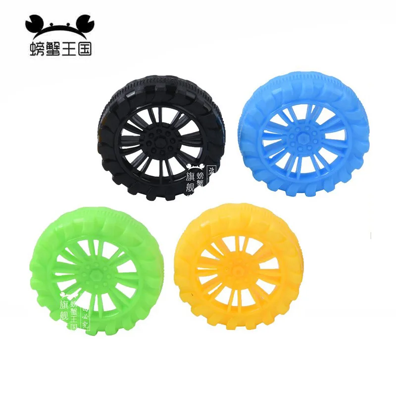 

New Products Toy Car Wheel DIY Accessory Plastic Tire Science And Technology Small Production Small Car Plastic Wheel