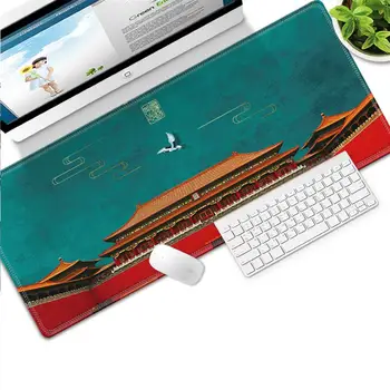

Chinese Style Anti-slip Mouse Pad Waterproof Keyboard Mat Professional Mouse Mat for Home Office
