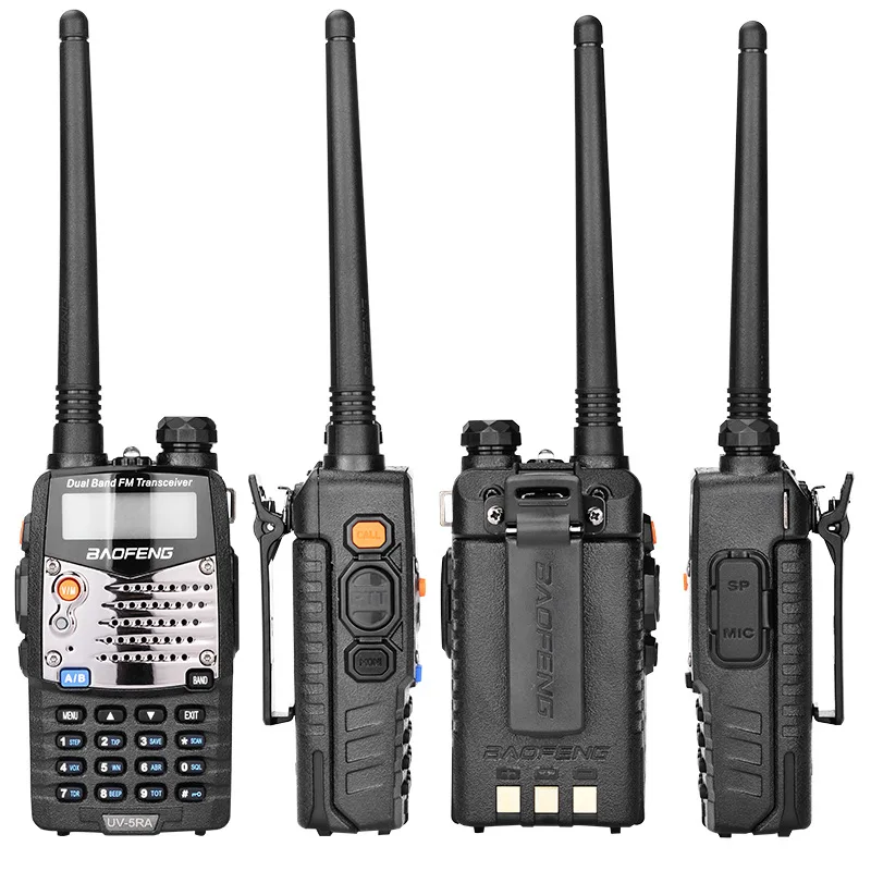 BaoFeng UV-5RA двухдиапазонный 136-174/400-520 МГц FM Ham двухстороннее радио, приемопередатчик, профессиональная CB радиостанция рация
