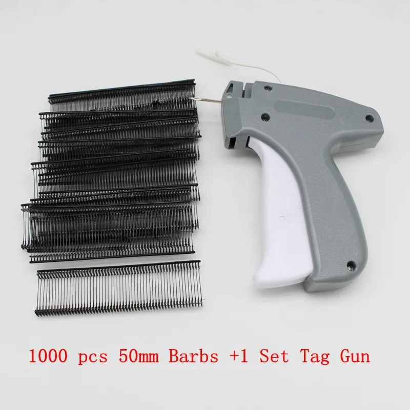 5000pcs 50mm/2inch Plastic Standard Price Label Tagging Tag Machine Barbs 