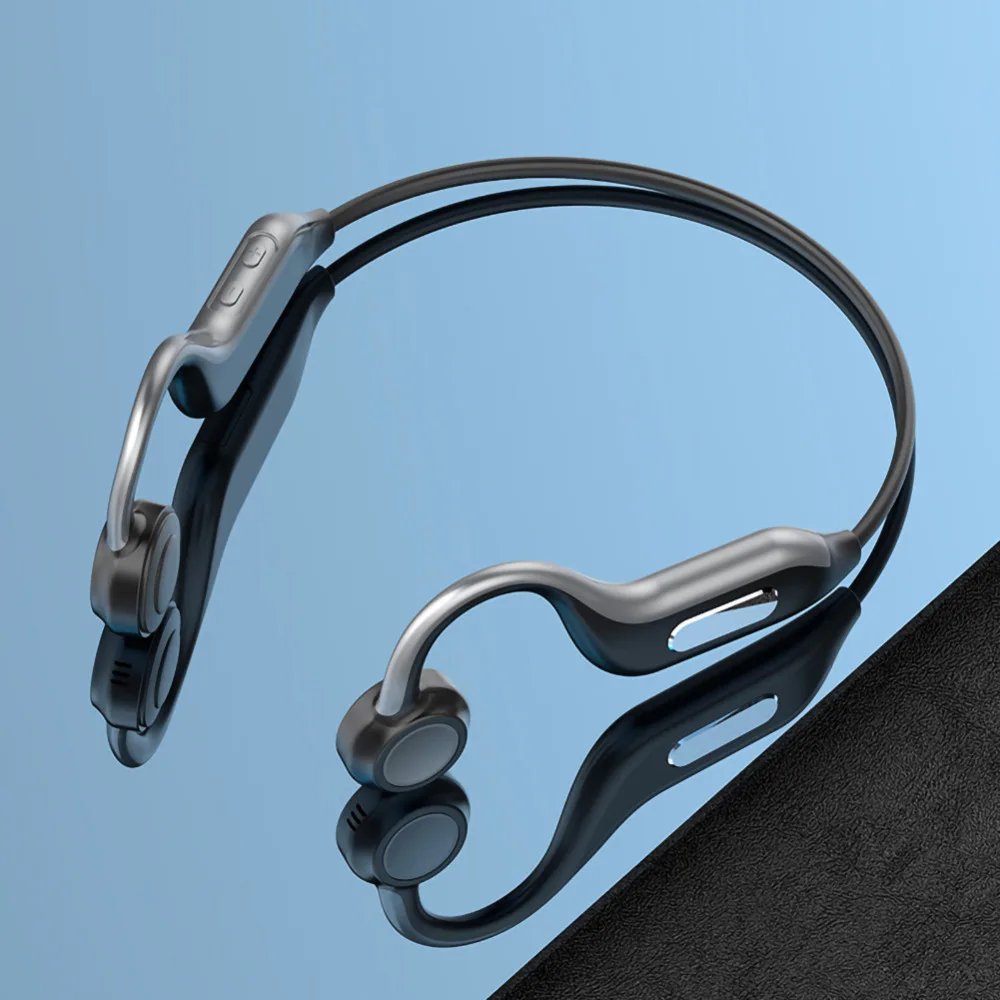 Bluetooth V5.0 B1 костная проводимость беспроводная гарнитура Спорт на открытом воздухе Водонепроницаемая беспроводная гарнитура с микрофоном гарнитура громкой связи
