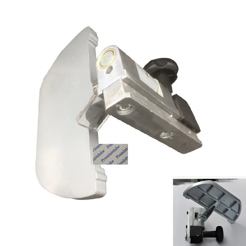 Woodworking Sliding Table Saw Panel Board Location Position Slotted Block Stop Stopper With Scaling magnifier afbeelding