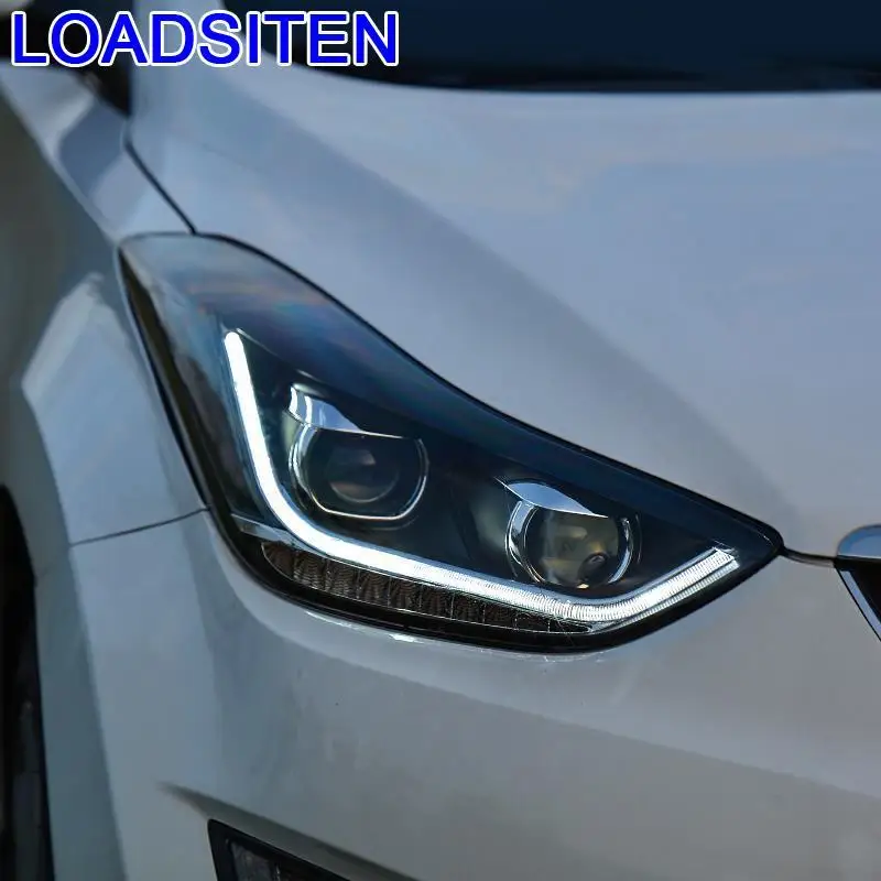 Стайлинг Luces запчасти Neblineros Para сборка Cob лампы светодиодные авто освещение фары 12 13 14 15 16 для hyundai Elantra