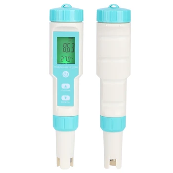 

Digital Water Quality Tester Multifunction Pen Type Water Quality Testing Meter Salinity PH TDS EC ORP Water Quality Meter