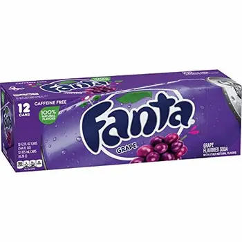 

Fanta Raisin - Grape - 12 canettes de 355 mL