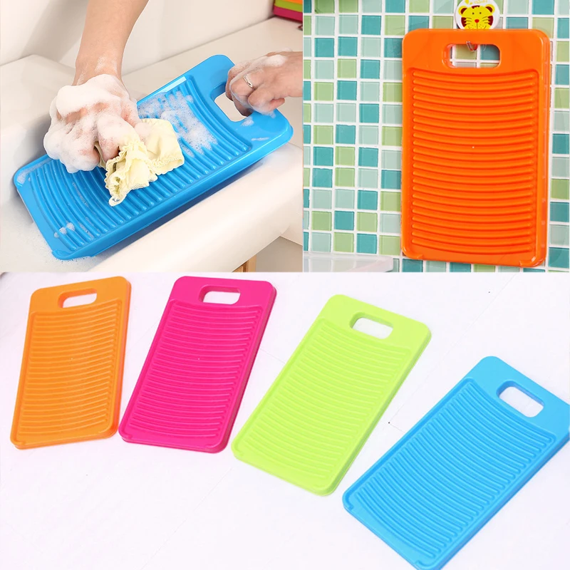 New Plastic Thicken Antislip Washboard Washing Board Laundry Clothes MD294 Shirts For Kid Cleaning X9C7