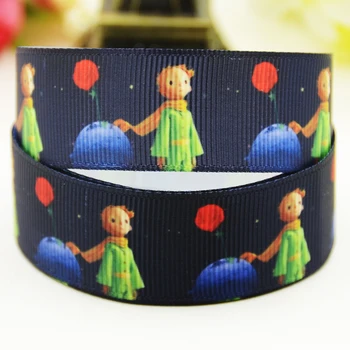 

22mm 25mm 38mm 75mm Little Prince Cartoon printed Grosgrain Ribbon party decoration 10 Yards X-03552