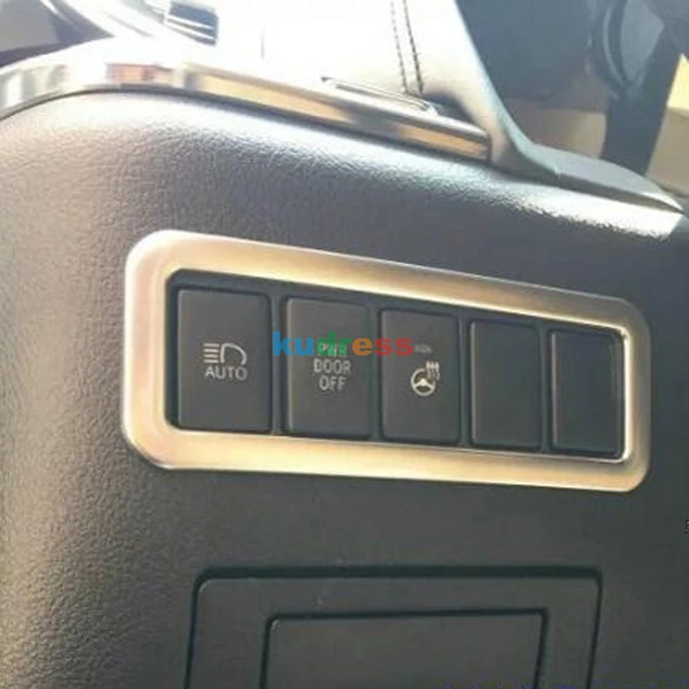 Для Toyota Alphard Vellfire автомобильный Стайлинг переключатель фар декоративная рамка для кнопки Молдинг Накладка