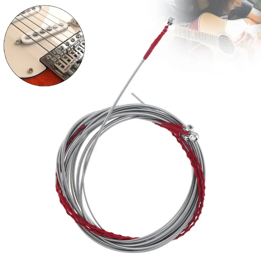 4pcs/lot Electronic Bass Steel Strings Core Silver-Plated Copper Alloy 0.43-0.71 Inch Stringed Instruments