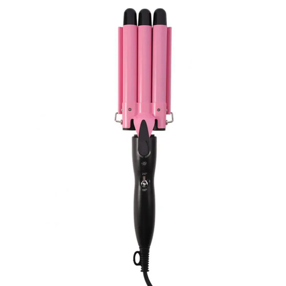 Hair Curling Iron Ceramic Triple Professional Triple Pipe Hair Curler Egg Roll Hair Styling Tools Hair Styler Wand Curler Irons