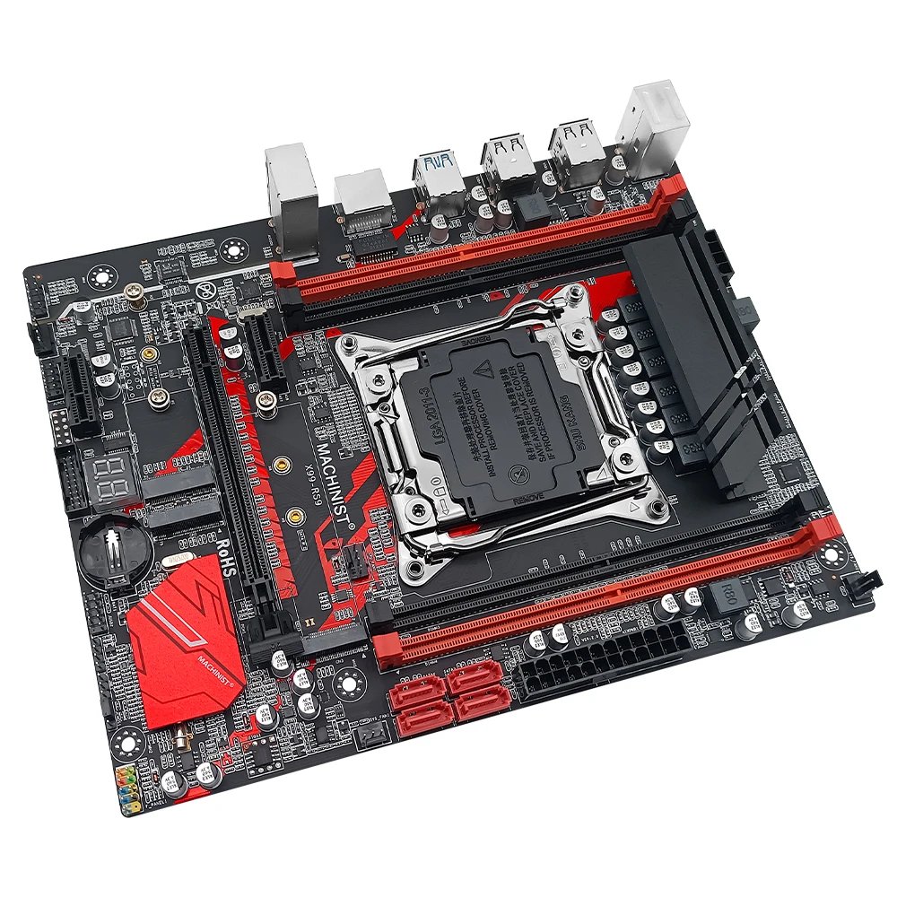 Machinista X99 Placa-mãe Combinação Kit Conjunto com Intel Xeon e5 2620 v3 Cpu Lga 20113 Processador Ddr4 16gb Peças x 8gb Memória Ram Placas-mães - Imagem 5
