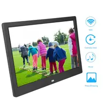 Фоторамка цифровая 12 дюймов wifi HD Цифровая фоторамка для альбома видео плеер Пульт дистанционного управления для системы Android