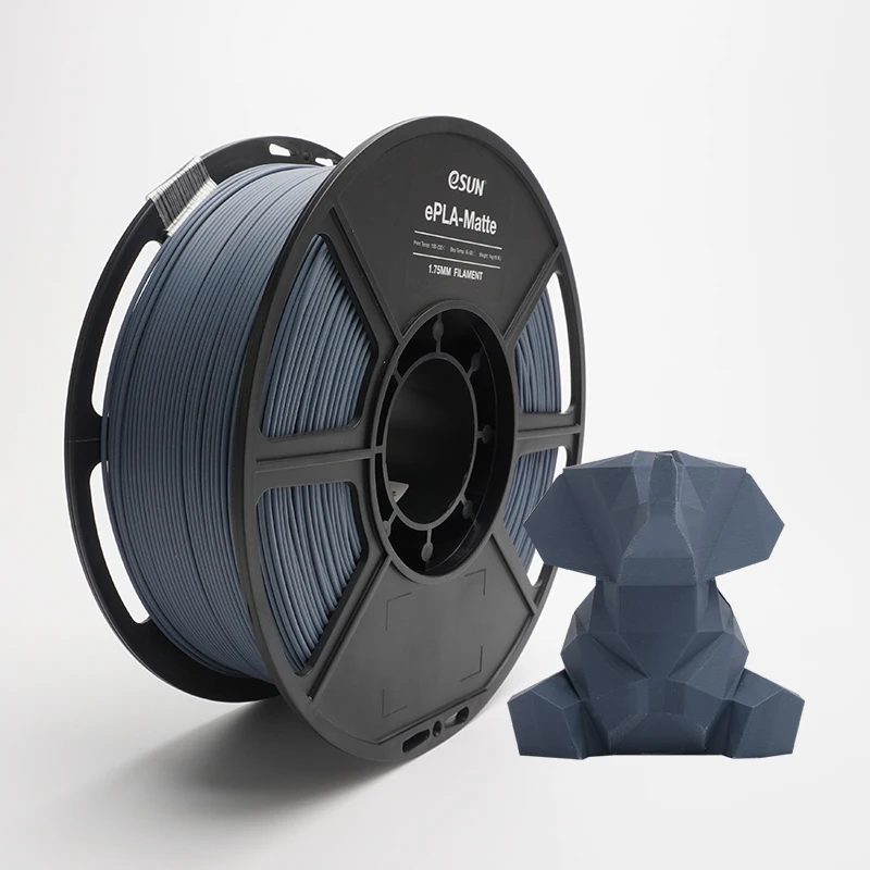 eSUN 3D Printer Filament PLA Matte 1.75mm 1KG (2.2 LBS) Spool 3D Printing Material For 3D Printers Matte PLA Filament abs plastic 3d printer 3D Printing Materials