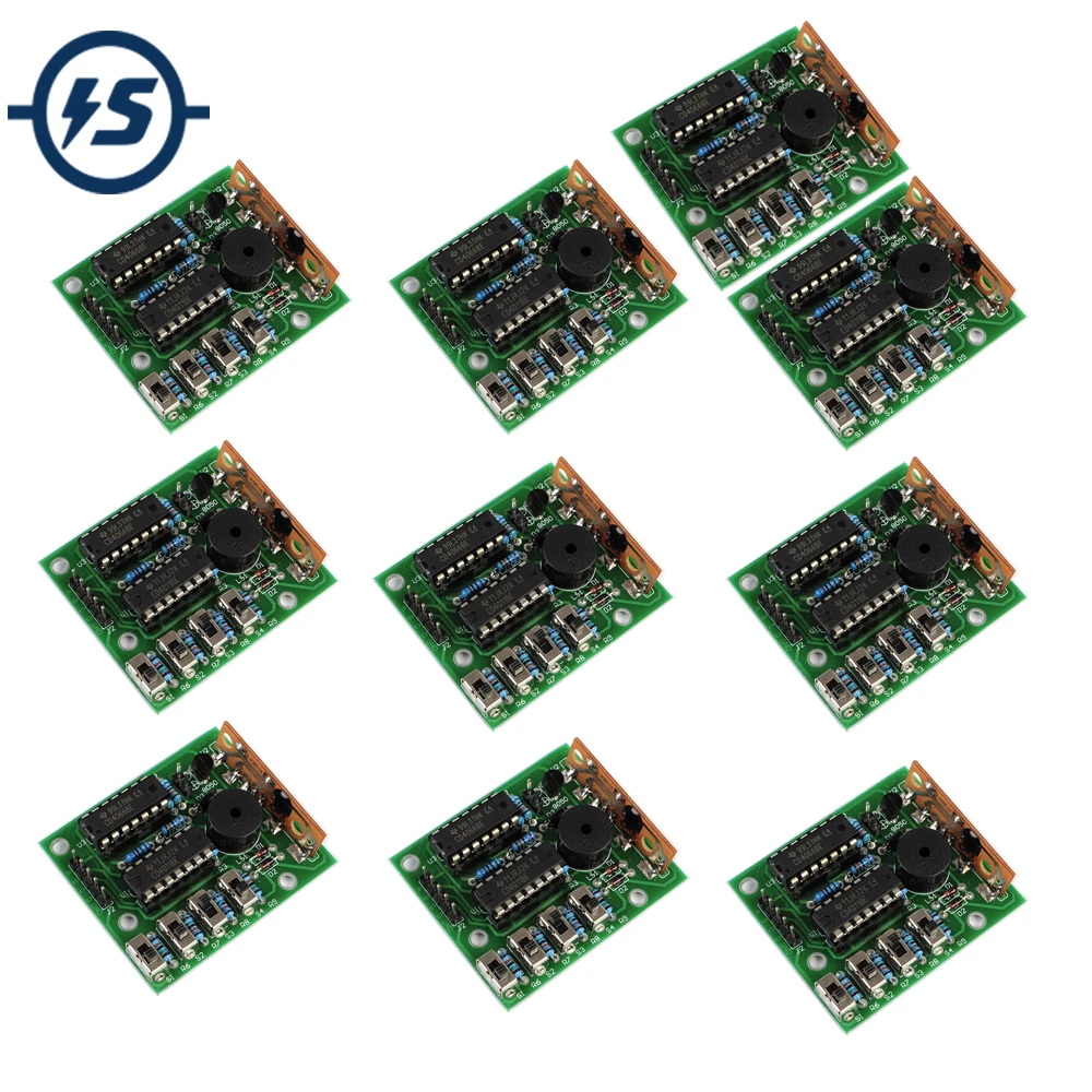10pcs 16 Music Box Kits 16 Sound Box For Arduino Music Production