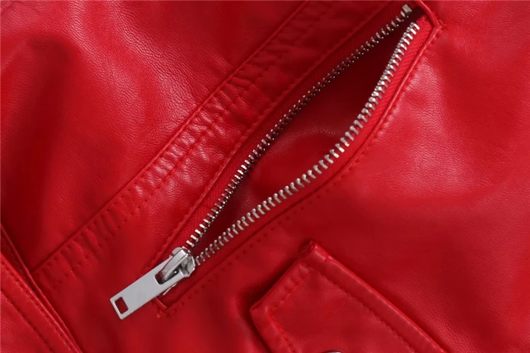 Aelegantmis New Leather Vest Women Motorcycle Biker Sleeveless Jacket Red Black Female Waistcoat Cool Belt Streetwear Spring