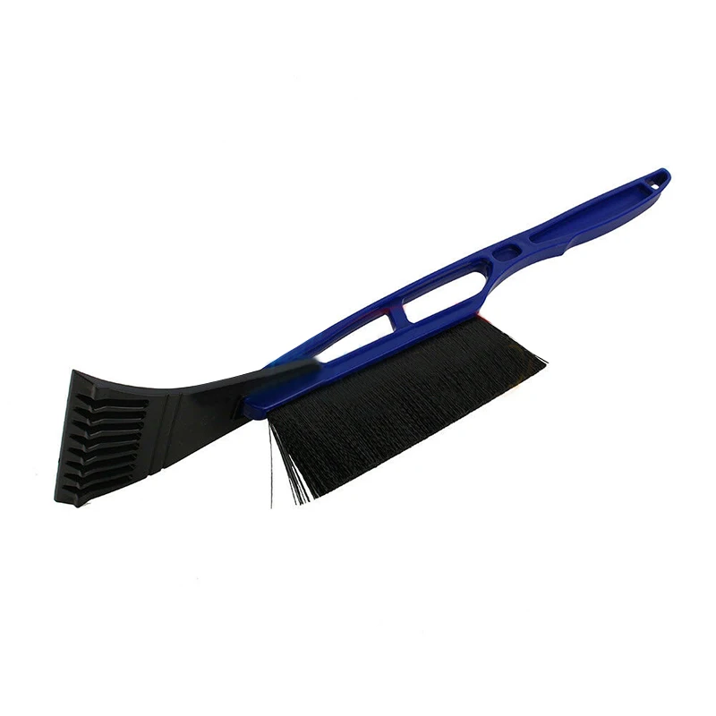 2-in-1 Car Ice Scraper Snow Remover Shovel Brush Window Windscreen Windshield Deicing Cleaning Scraping Tool