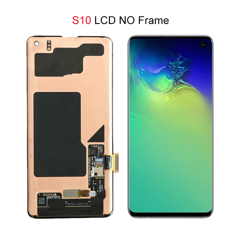 Супер AMOLED S10 ЖК-дисплей для SAMSUNG Galaxy S10 G973F G973 S10 Plus G975 G975F сенсорный экран дигитайзер сборка
