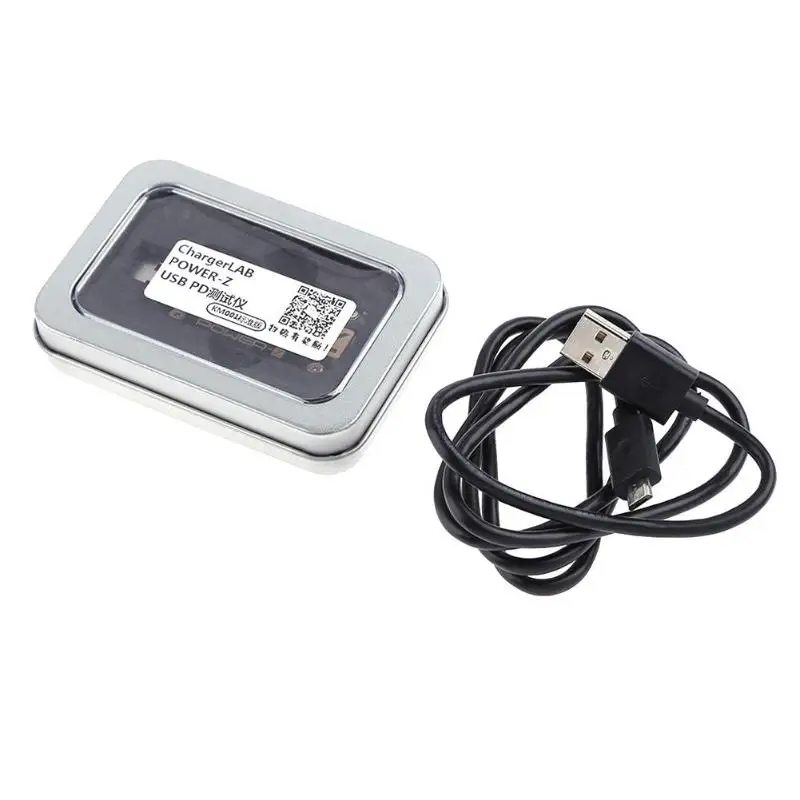 USB тестер зарядное устройство LAB power-Z USB тестер PD цифровой Напряжение Ток пульсация KM001C метр power Bank Детектор двойной тип-c