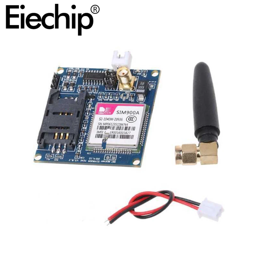 SIM900A Module SIM900 V4.0 беспроводной модуль передачи данных с антенной SIM900A GPRS/GSM щит макетная плата четырехдиапазонный для arduino комплект - Цвет: SIM900A Module
