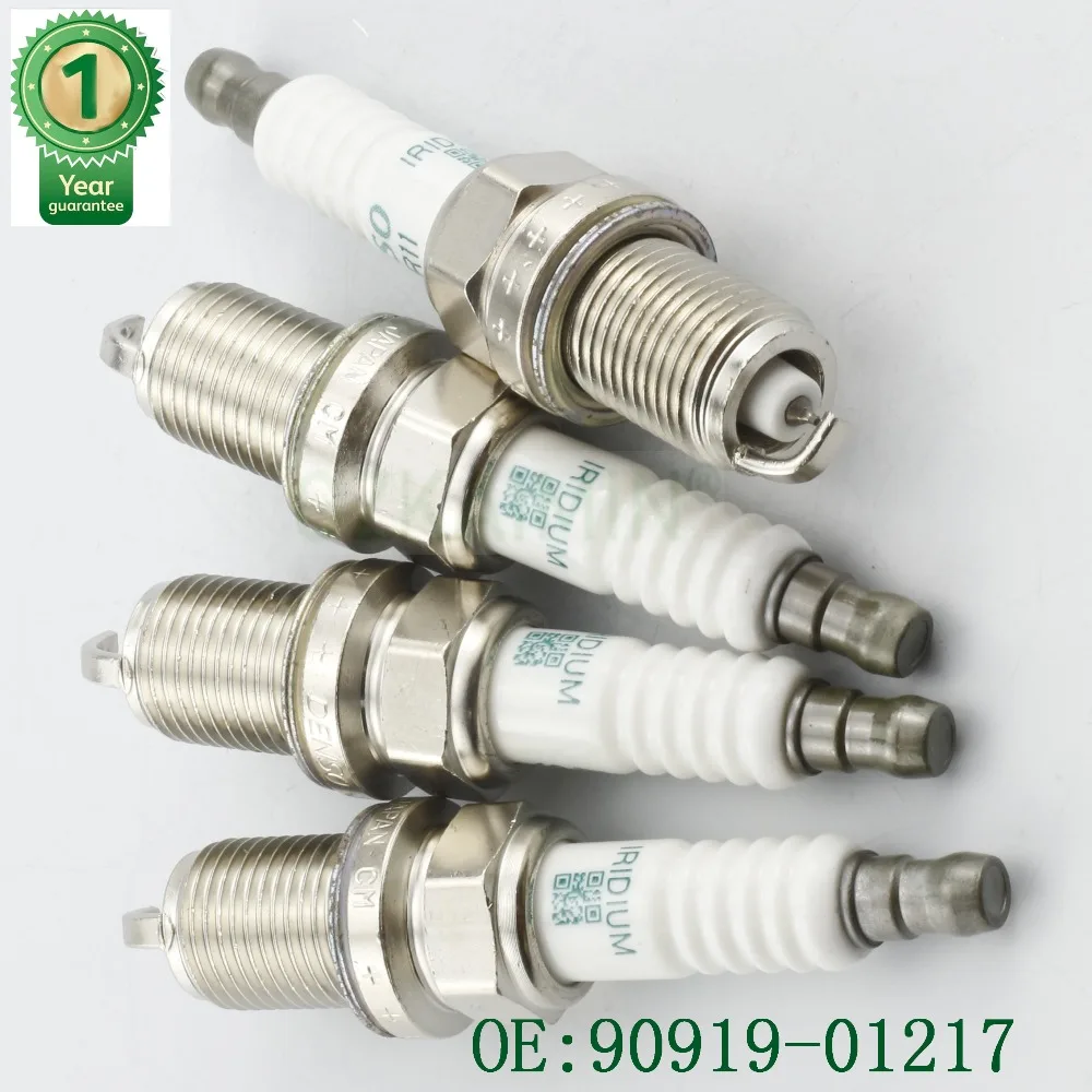 4X автомобильные аксессуары свечи зажигания OEM 90919-01217 SK16R11 для Toyotas Celica MR2 Paseo Tacoma