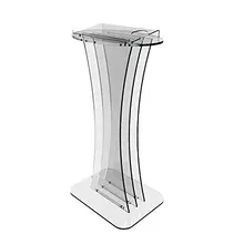 Clear Acrylic Lucite Podium Pulpit Lectern plexiglass