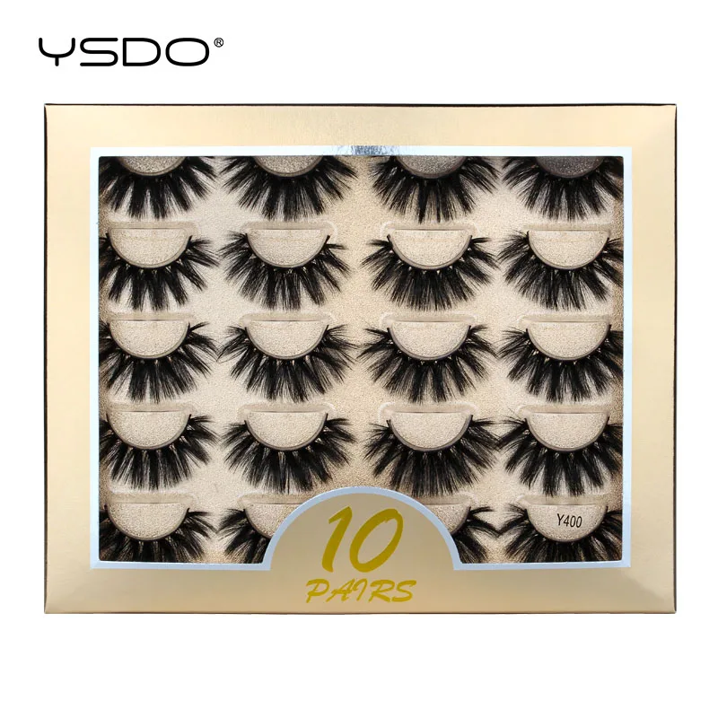 Mink False Eyelashes Natural 3D Reusable Lashes Makeup