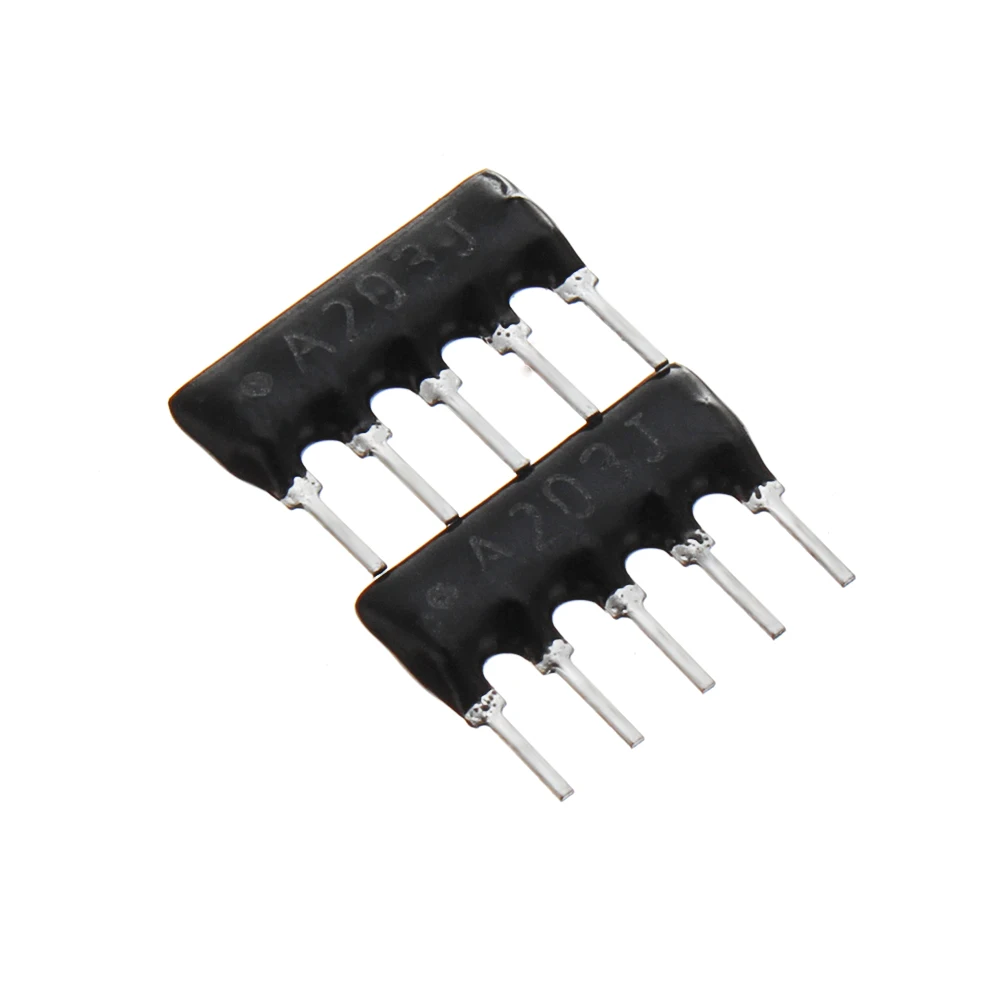 20 шт 5Pin резистор сетевой массив 20K Ом A203J 20KR корпус типа dip сетевой резистор