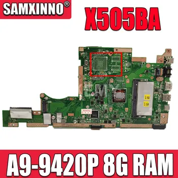 شراءX505BA اللوحة الأم ل Asus K505B X505B A580B X505BP اللوحة المحمول X505BA اللوحة الأم ث/A9-9420P وحدة المعالجة المركزية 8G RAM