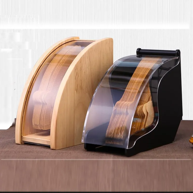 

Filter Paper Holder/Tapered Filter Paper Box Filtering Paper Storage Rack Stand Coffee Tools Dust-Proof With Cover