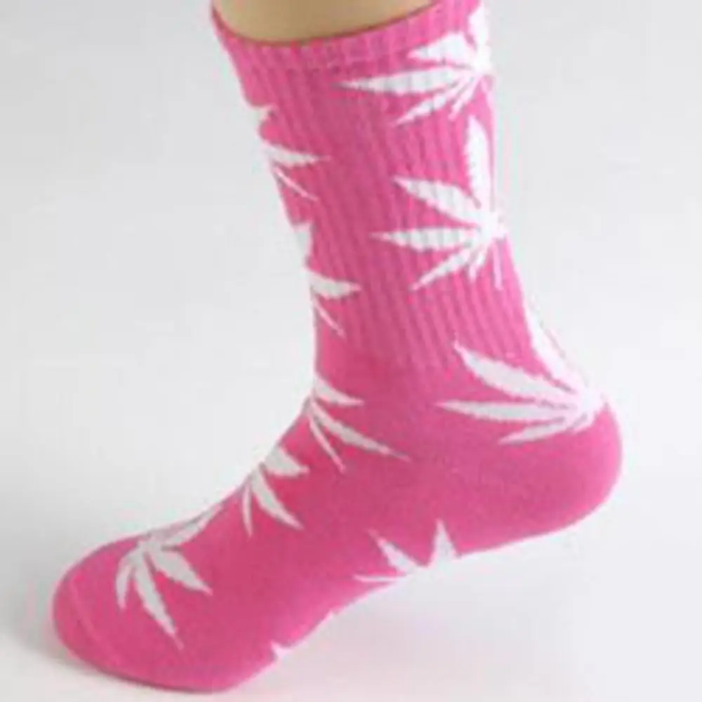 Принт "Кленовый лист" мягкие носки Chaussettes Femmes хлопковые носки противоскользящие более носки до лодыжки для Для мужчин Для женщин рождественские носки для малышей; Meias - Цвет: 7